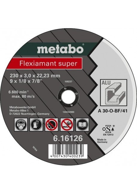 Diskas pjovimo aliuminiui 125 mm, Metabo