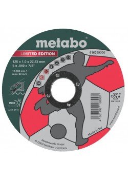 Pjovimo diskas 125x1.0mm „Limited Edition“ Inox, Metabo